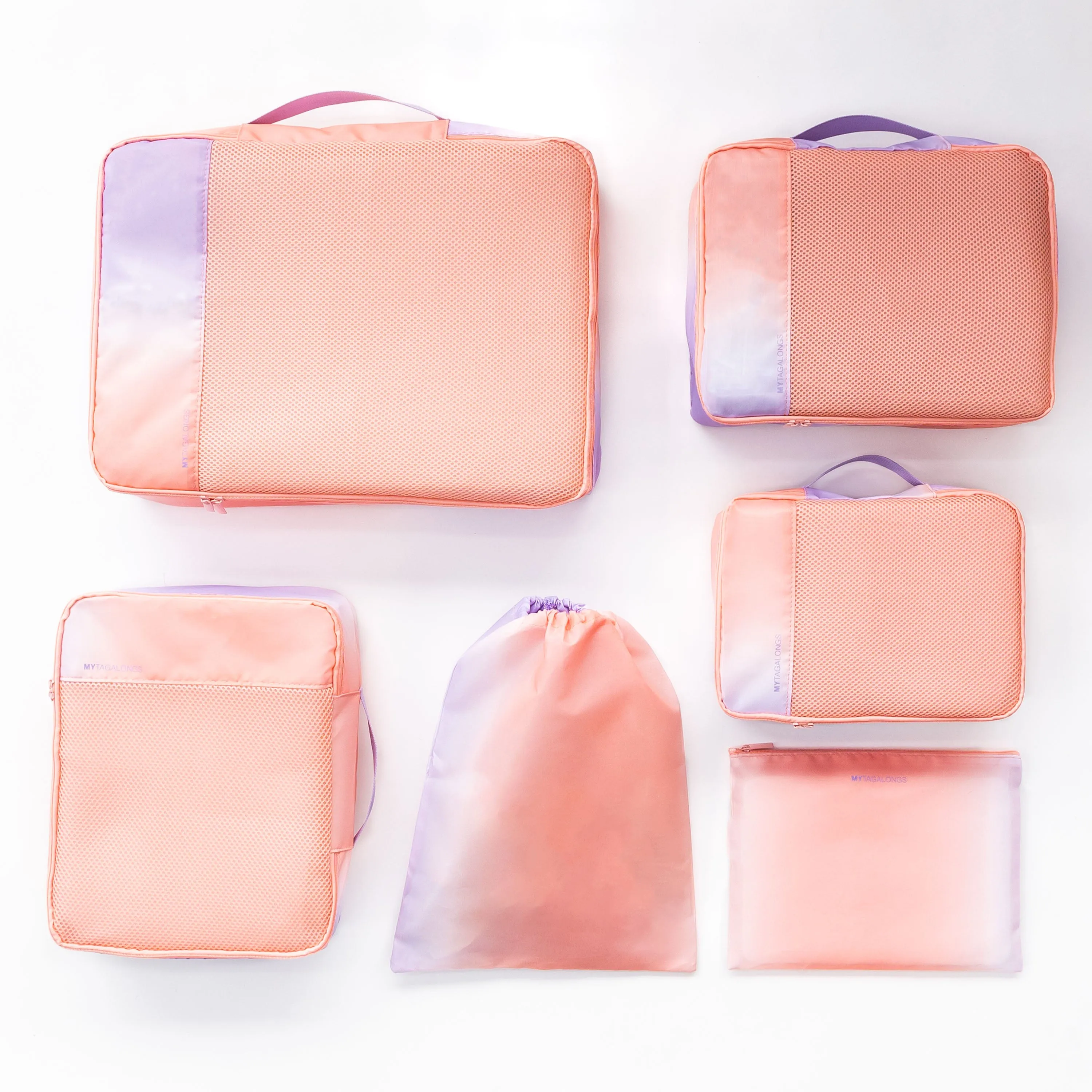 SET OF 6 PACKING PODS- GRADIENT EUPHORIA
