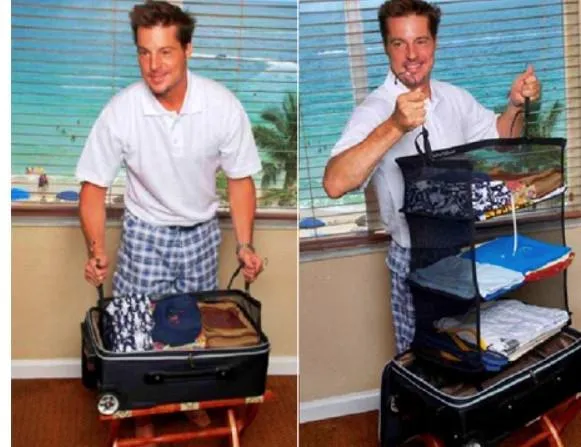 Shelves In A Suitcase