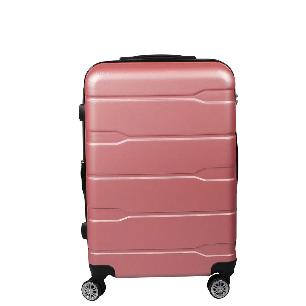 Slimbridge 20" Expandable Luggage Carry Rose Gold 20 inch