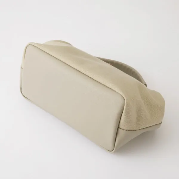 Small 2WAY handbag/shoulder Bag - Doctors Bag Design / Stone Gray -