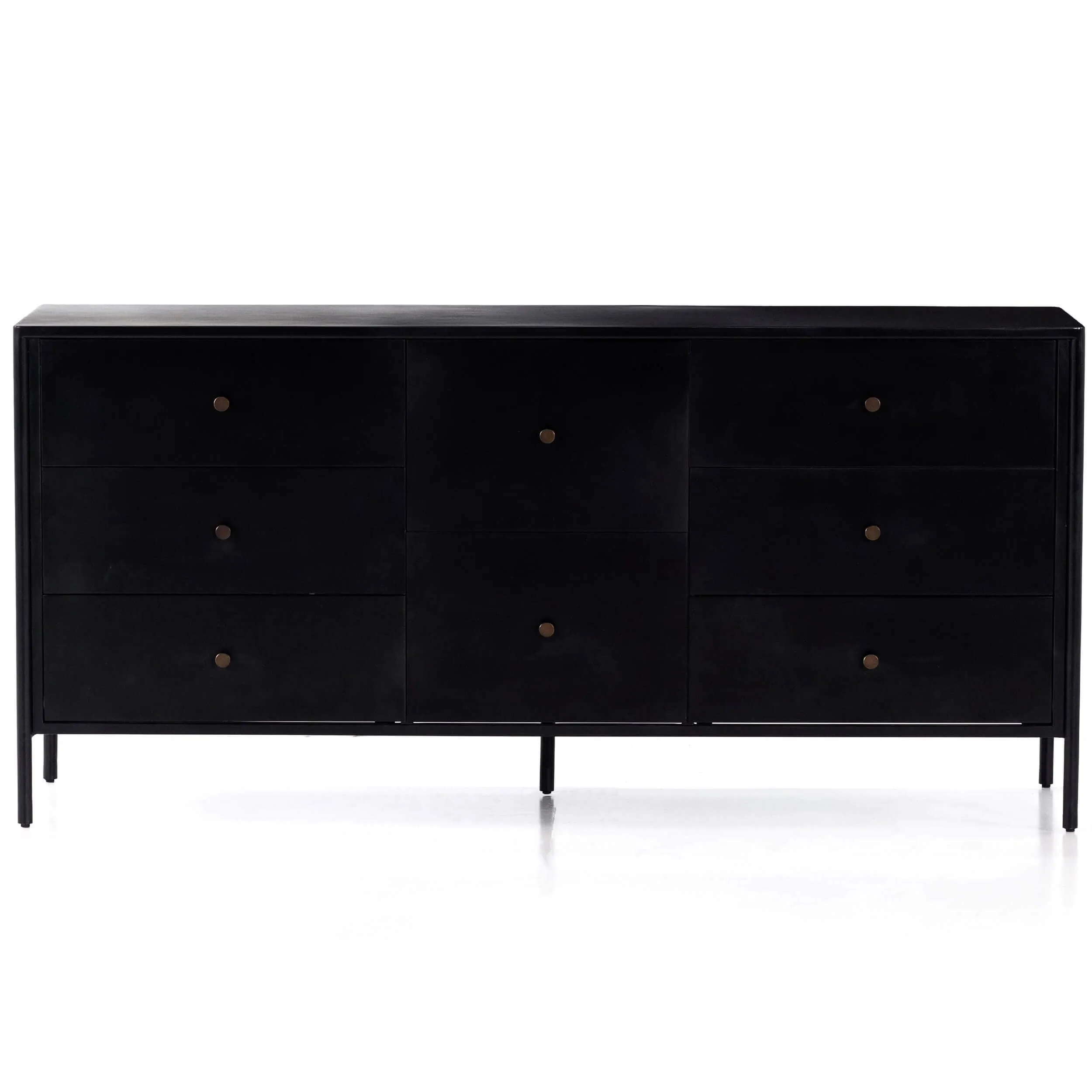 Soto 8 Drawer Dresser, Black