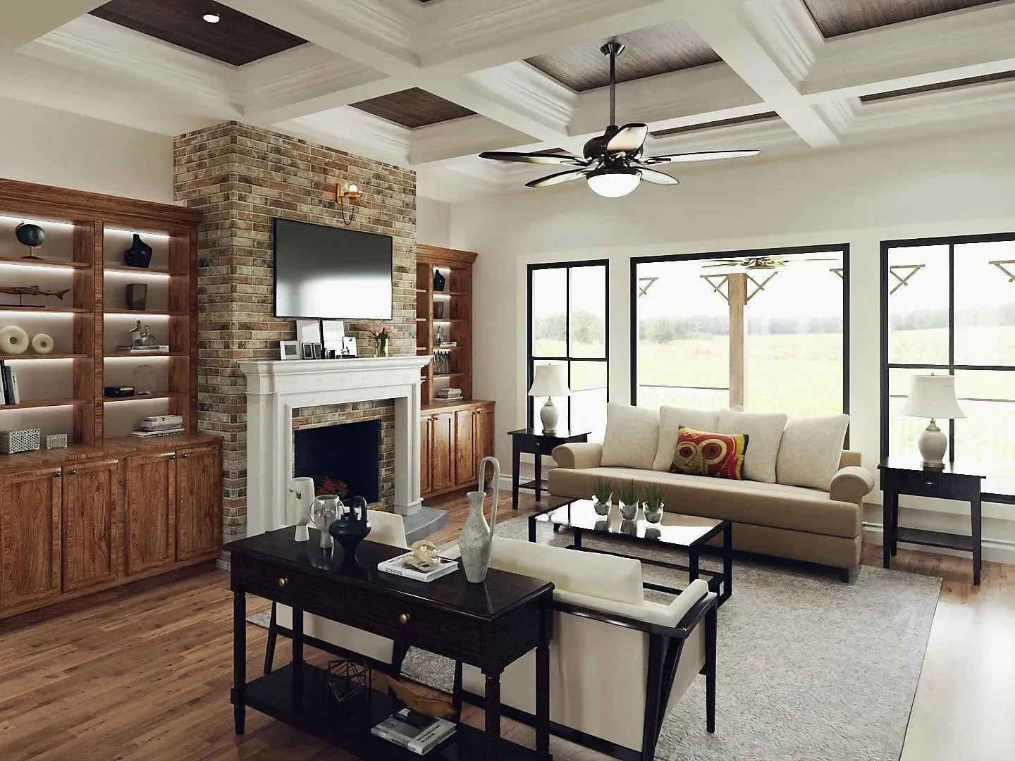 Spacious 3-Bedroom Ranch with Vaulted Ceilings and Outdoor Living Spaces