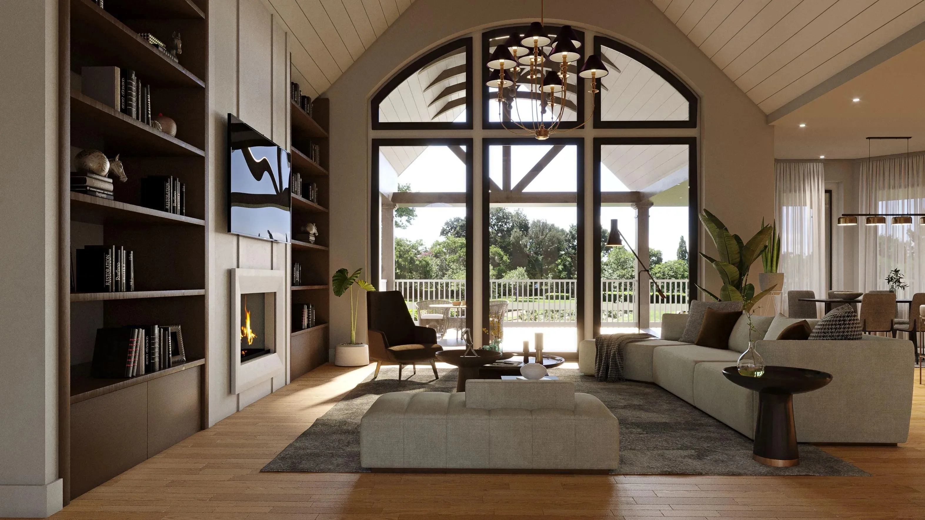 Spacious 4-Bedroom Home Plan with Generous Basement and Side Garage