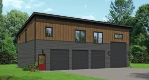 Spacious Garage Apartment with Two-Bedrooms and Unique Design