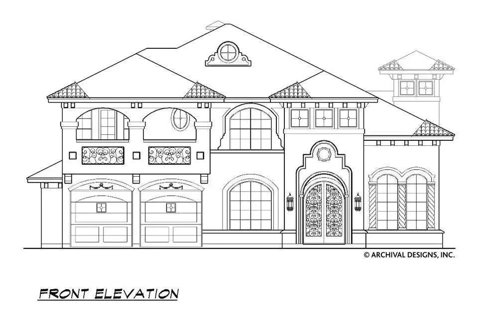 Spacious home with four bedrooms, five bathrooms, and office space.