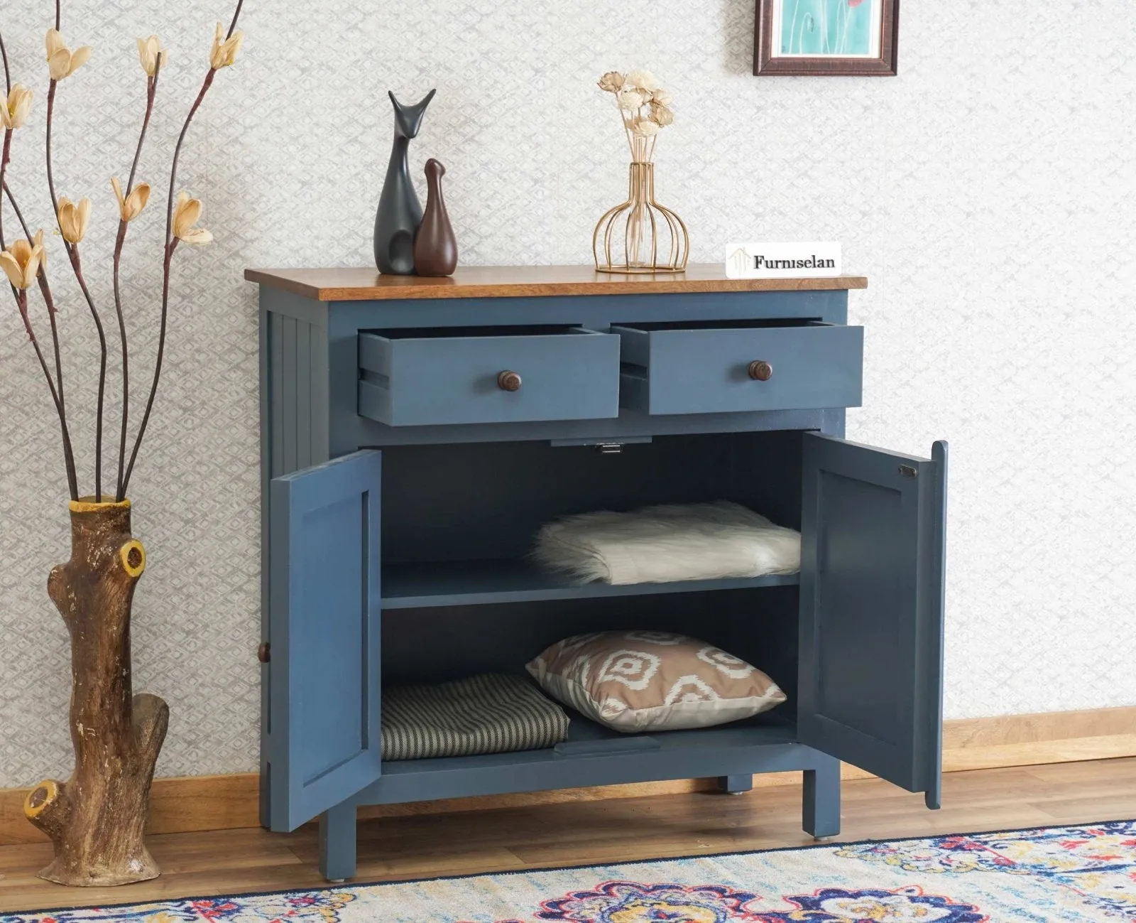 Spain Wooden Two door Sideboard Cabinet