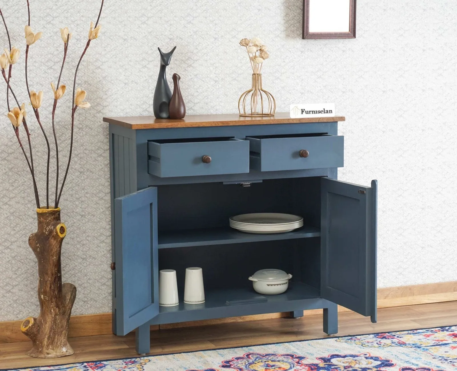Spain Wooden Two door Sideboard Cabinet