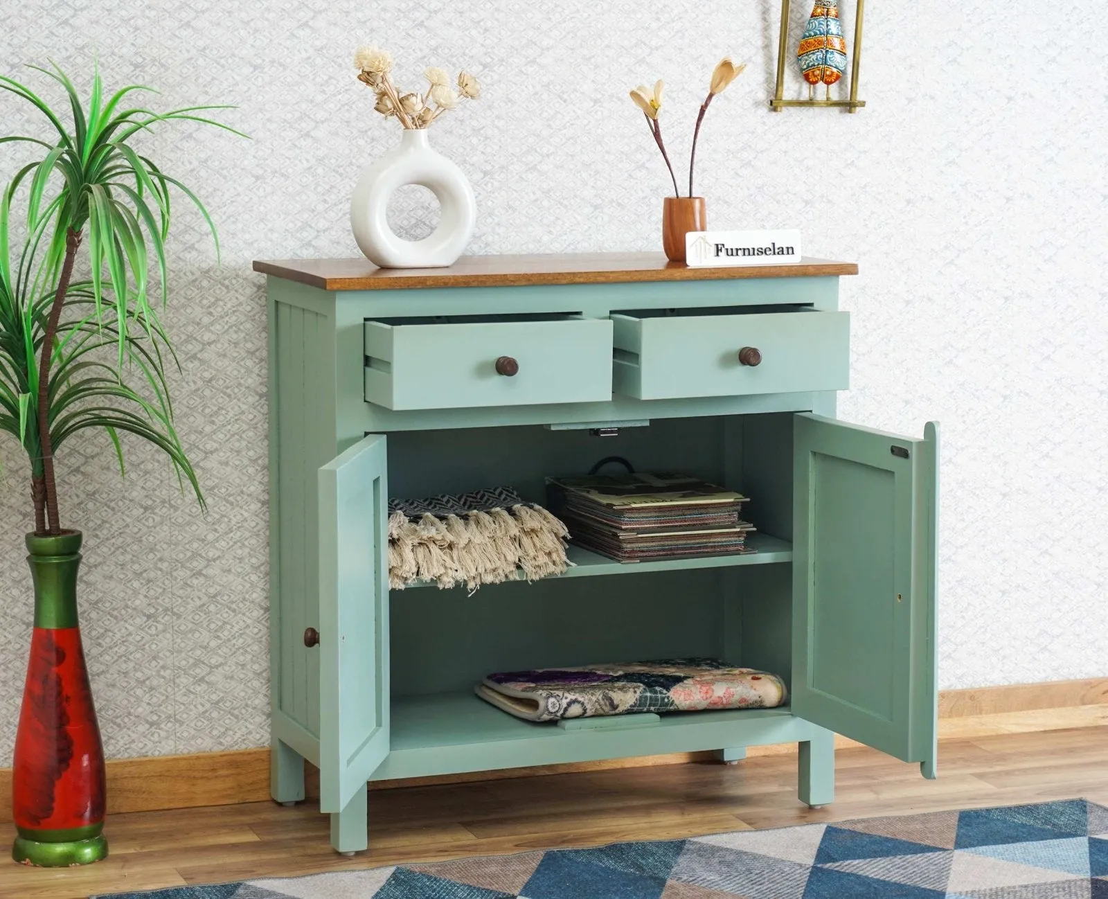 Spain Wooden Two door Sideboard Cabinet