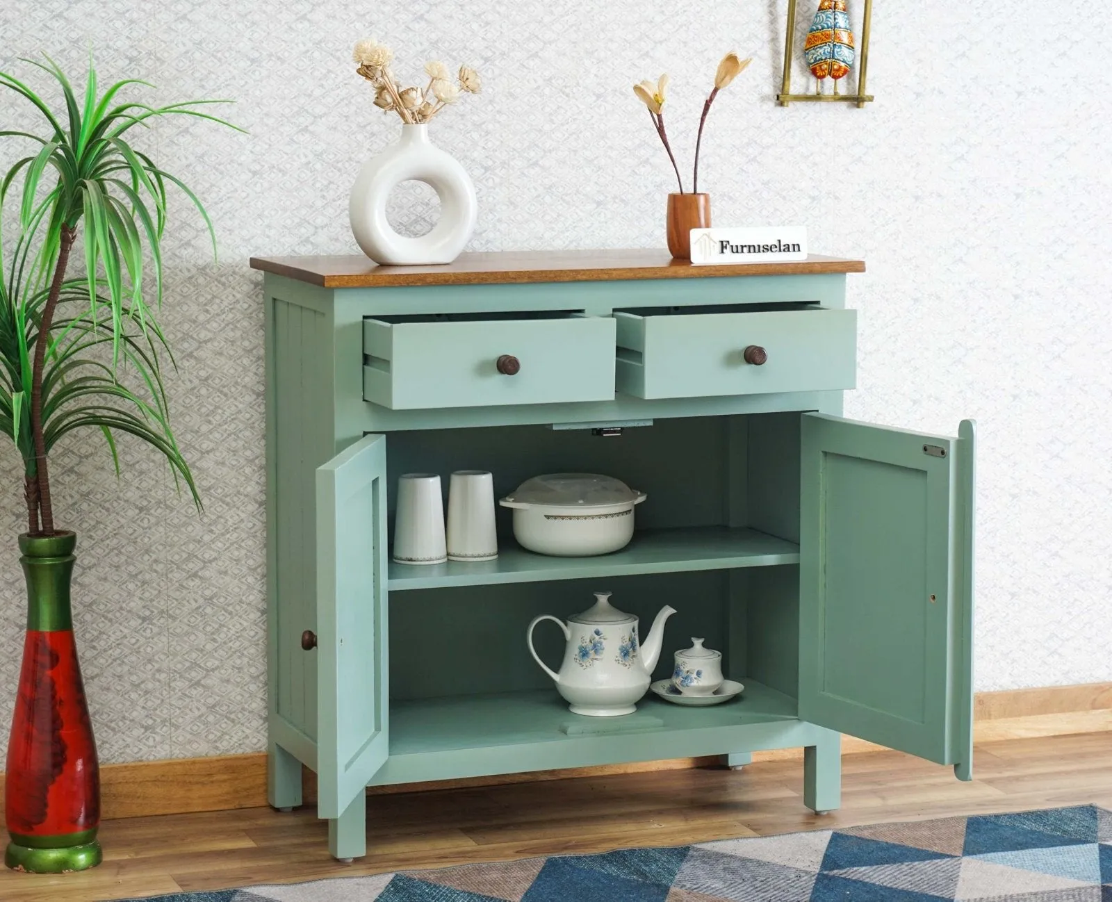 Spain Wooden Two door Sideboard Cabinet