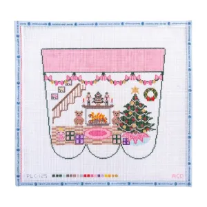 Stocking Cuff - Pink