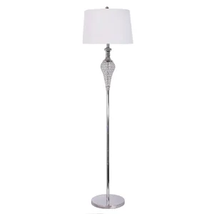 Striking Glam Bling Chrome Floor Lamp- Model #397275