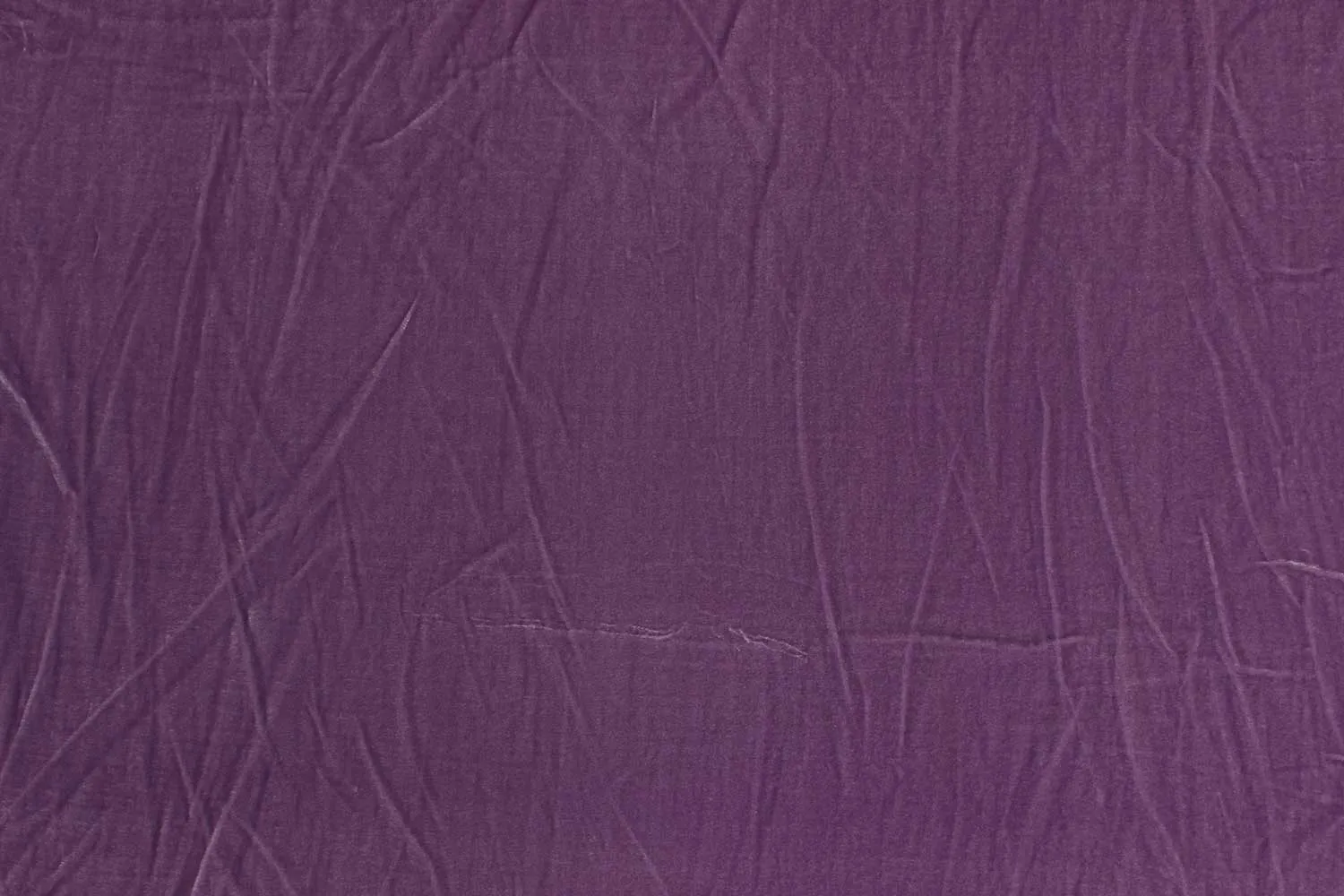 Striking Purple Plain Velvet Fabric