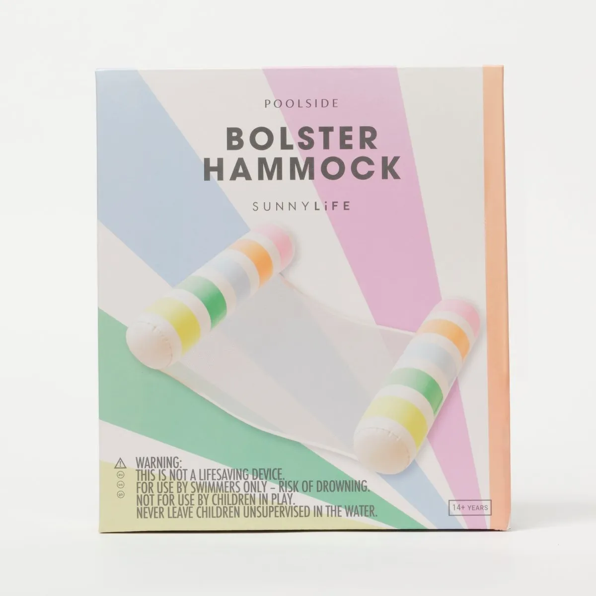 SUNNYLiFE Pool Side Hammock Float Pastel Gelato
