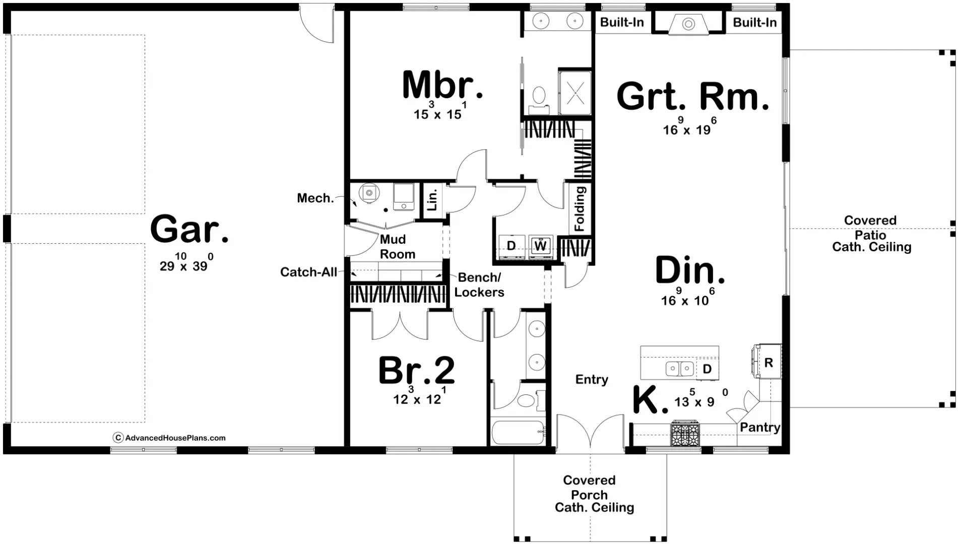 Thoughtfully Designed 2-Bedroom Home with Expansive Garage and Open Living