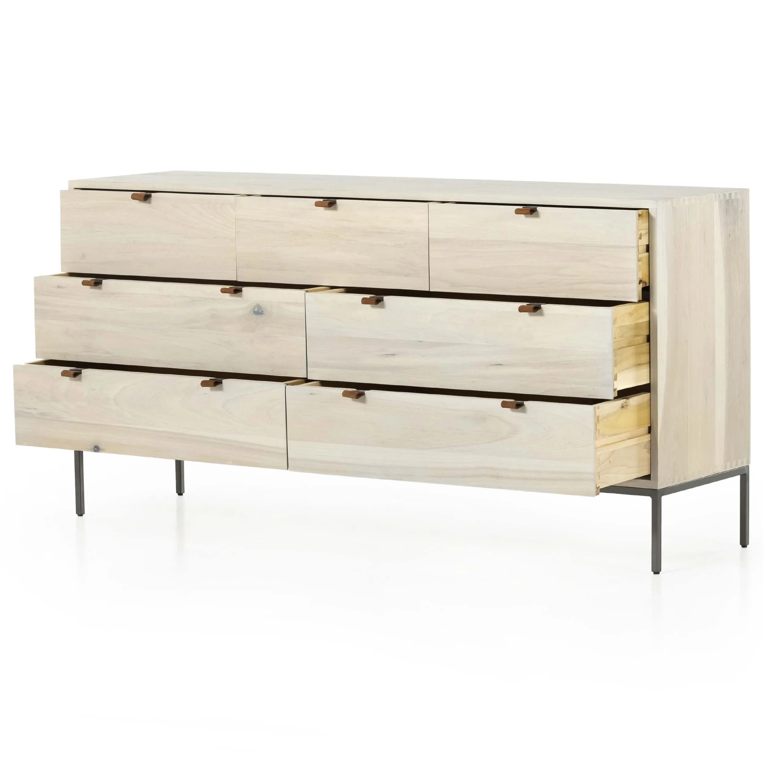 Trey 7 Drawers Dresser, Dove