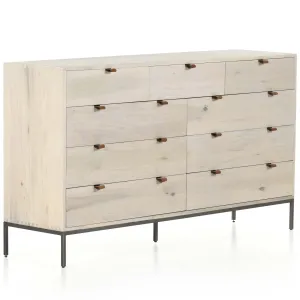 Trey 9 Drawer Dresser, Dove
