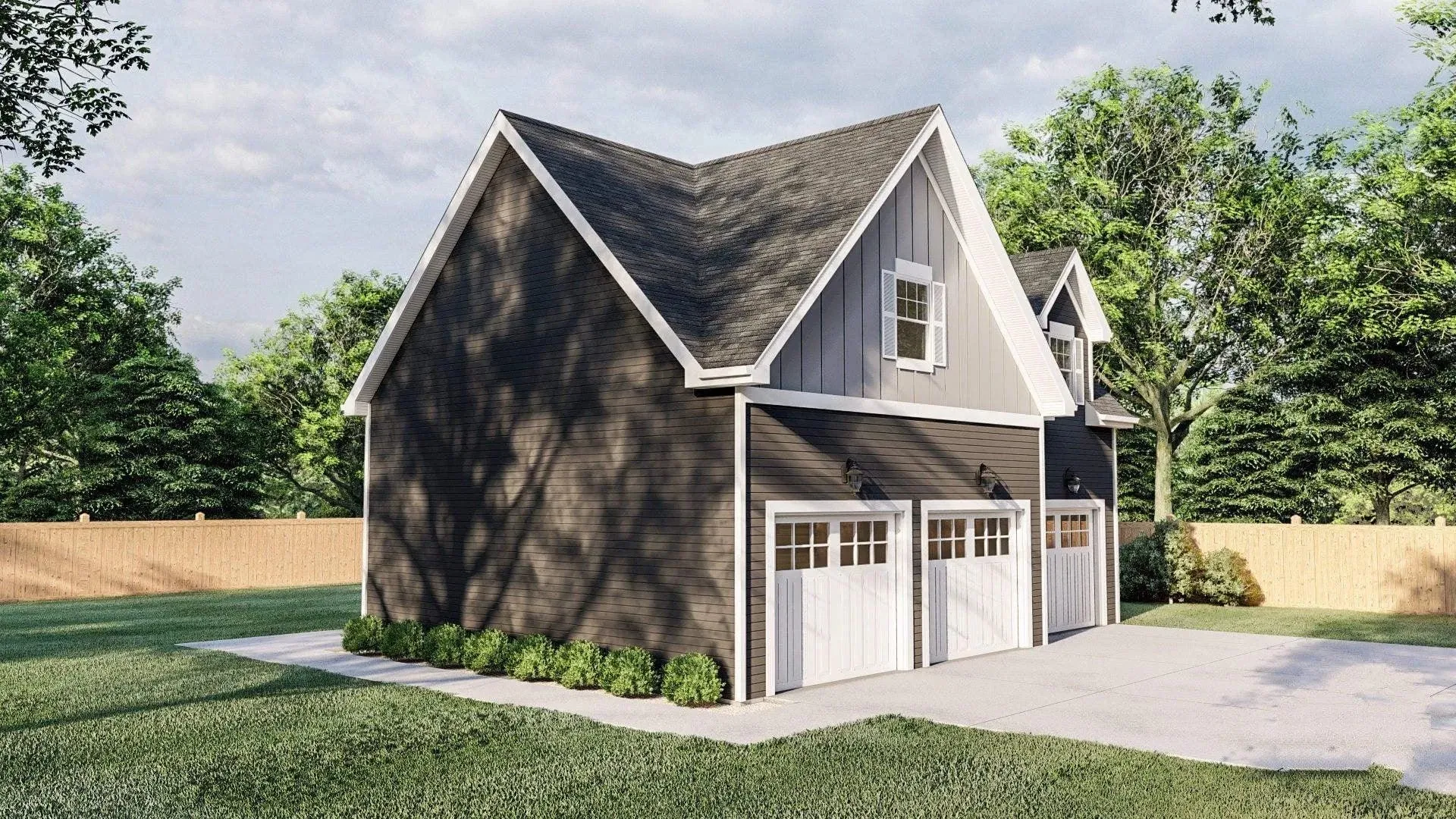 Versatile Carriage House Plan with Spacious Garage and Loft