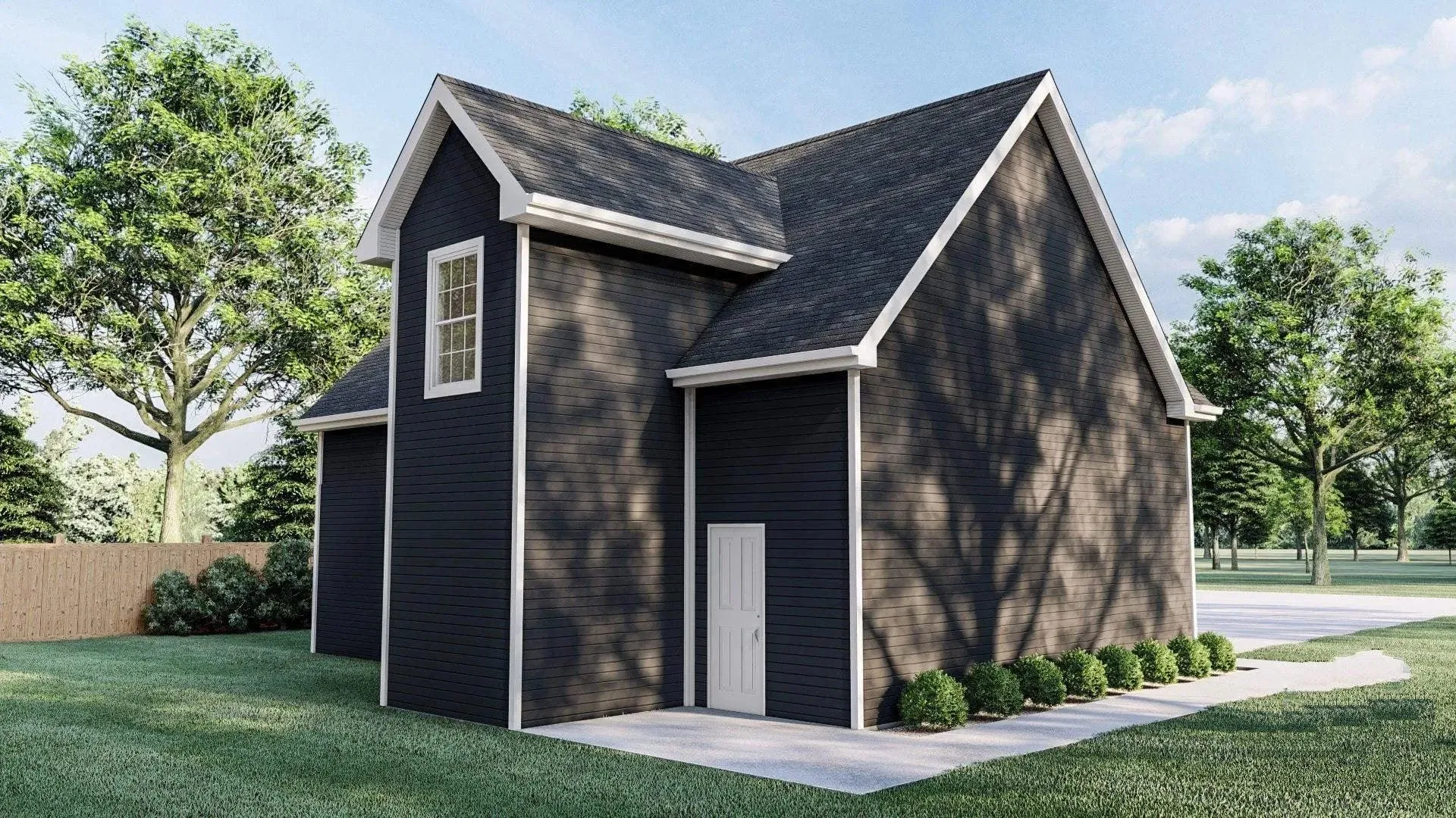 Versatile Carriage House Plan with Spacious Garage and Loft
