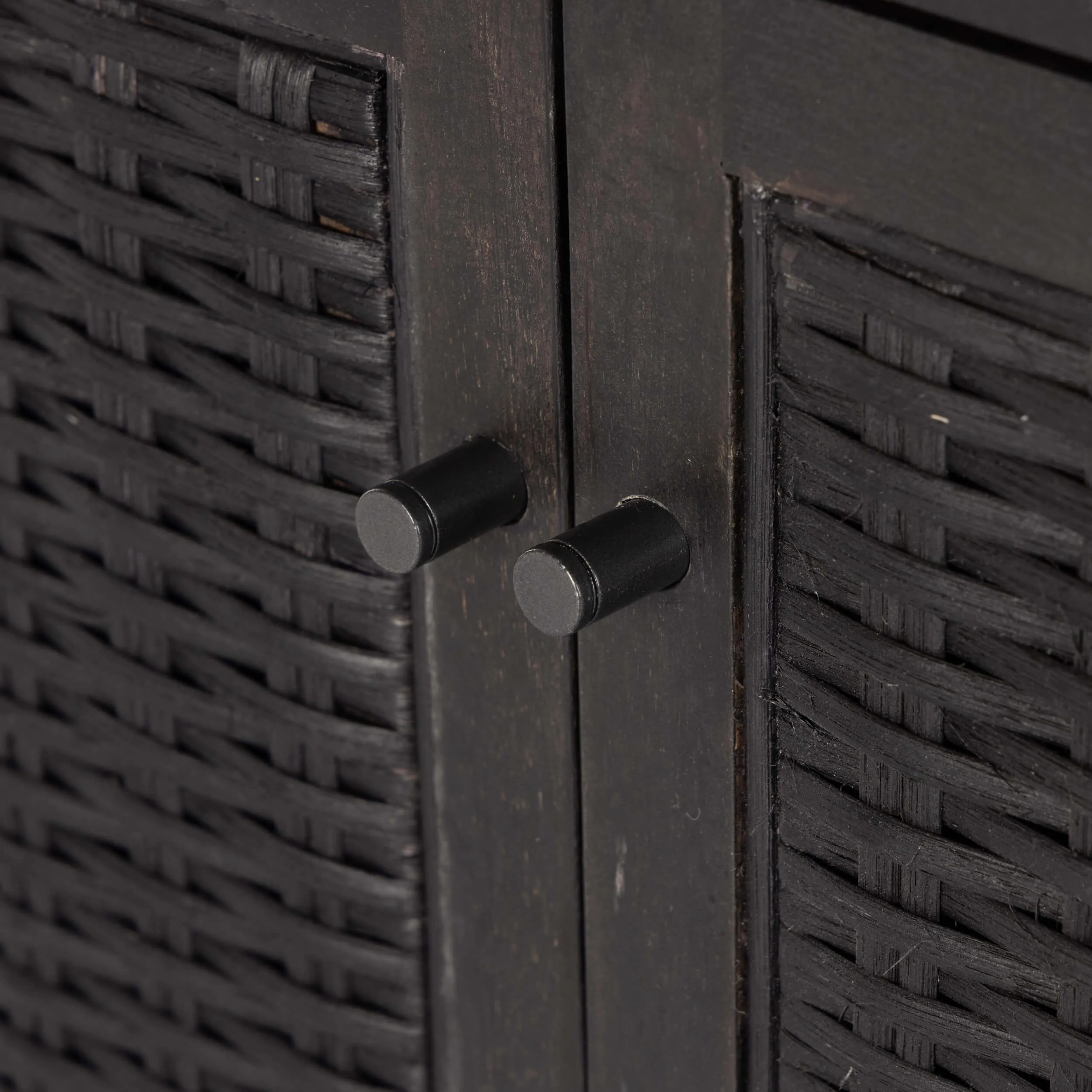 Veta Sideboard, Black Cane
