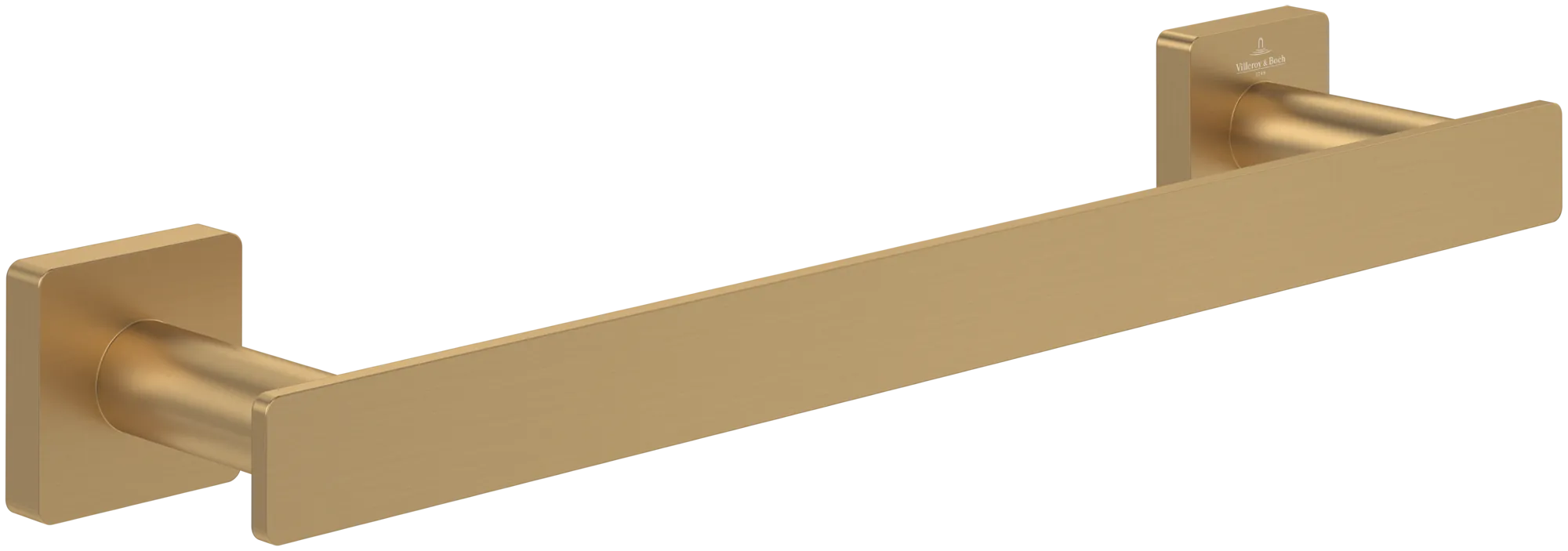 Villeroy & Boch Elements Striking Straight Towel Rail 345 x 45 x 75 mm Brushed Gold