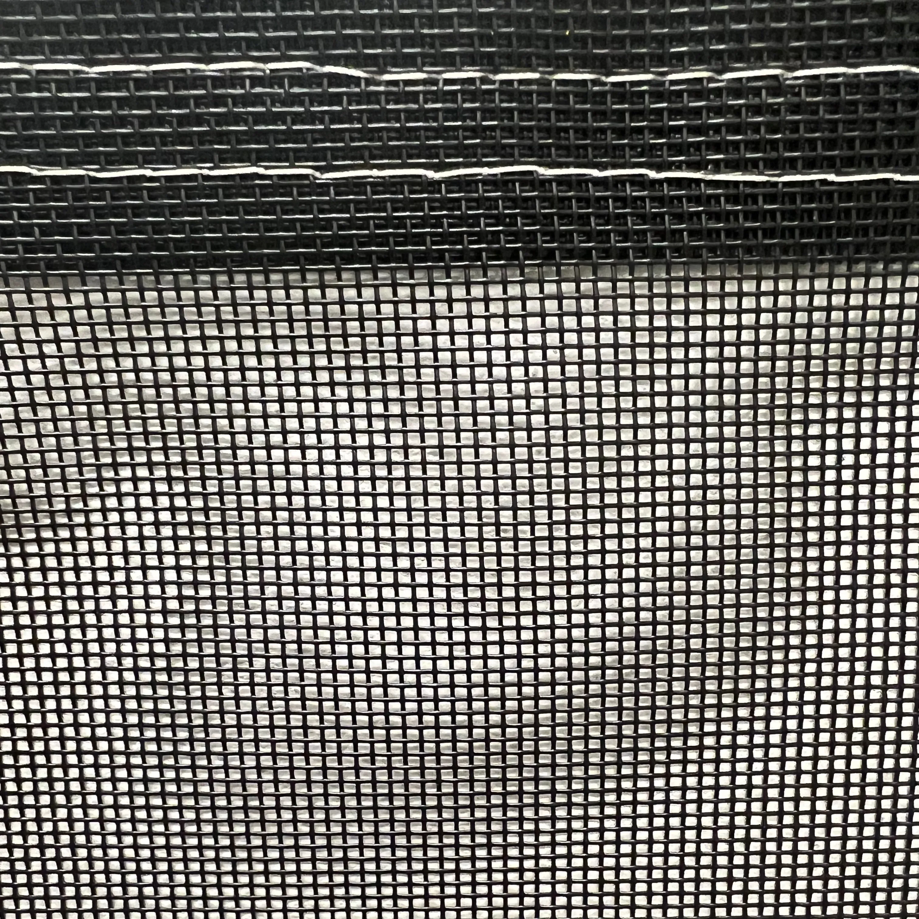 Vinyl Mesh Tarp - Black - 6' x 8'
