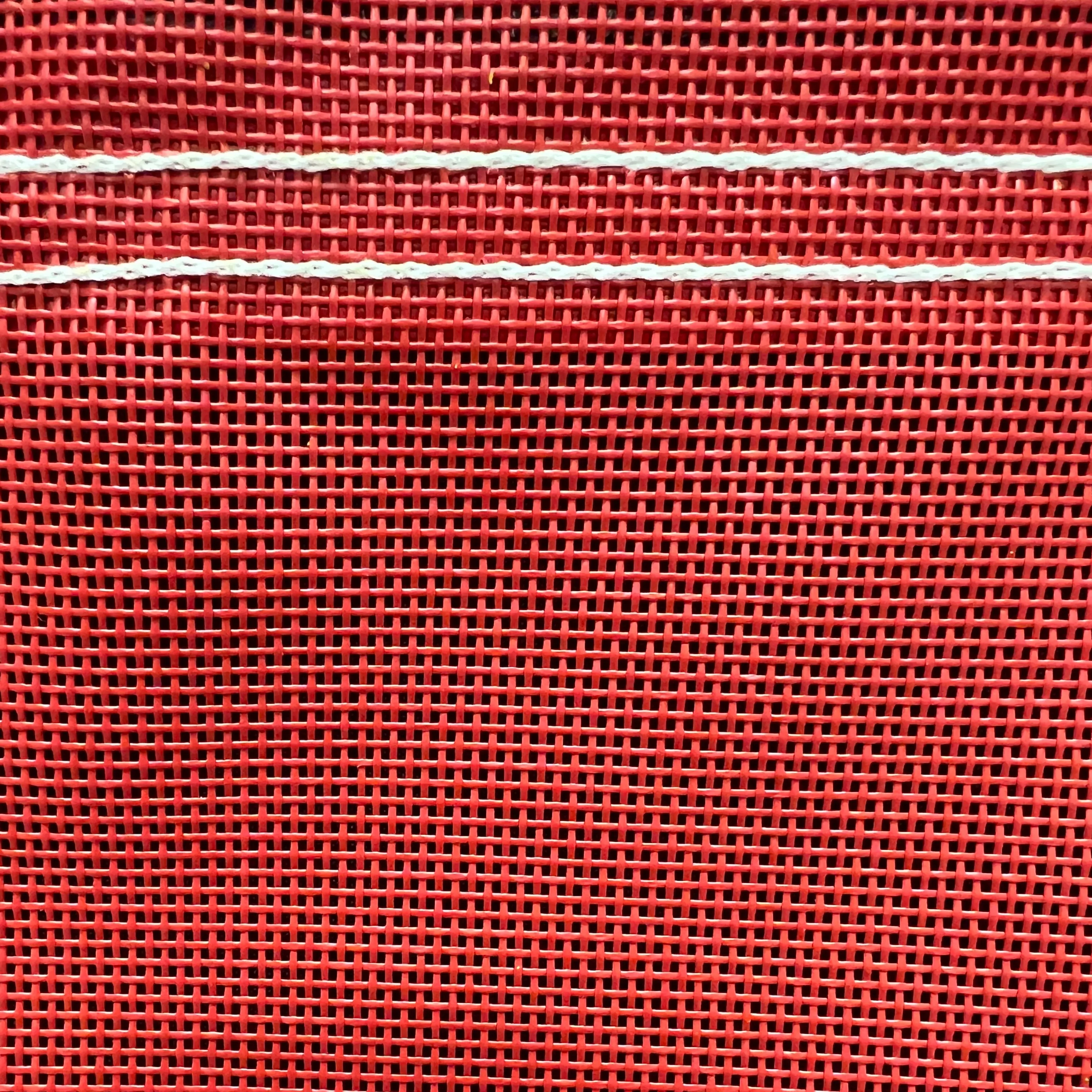 Vinyl Mesh Tarp - Red - 20' x 20'