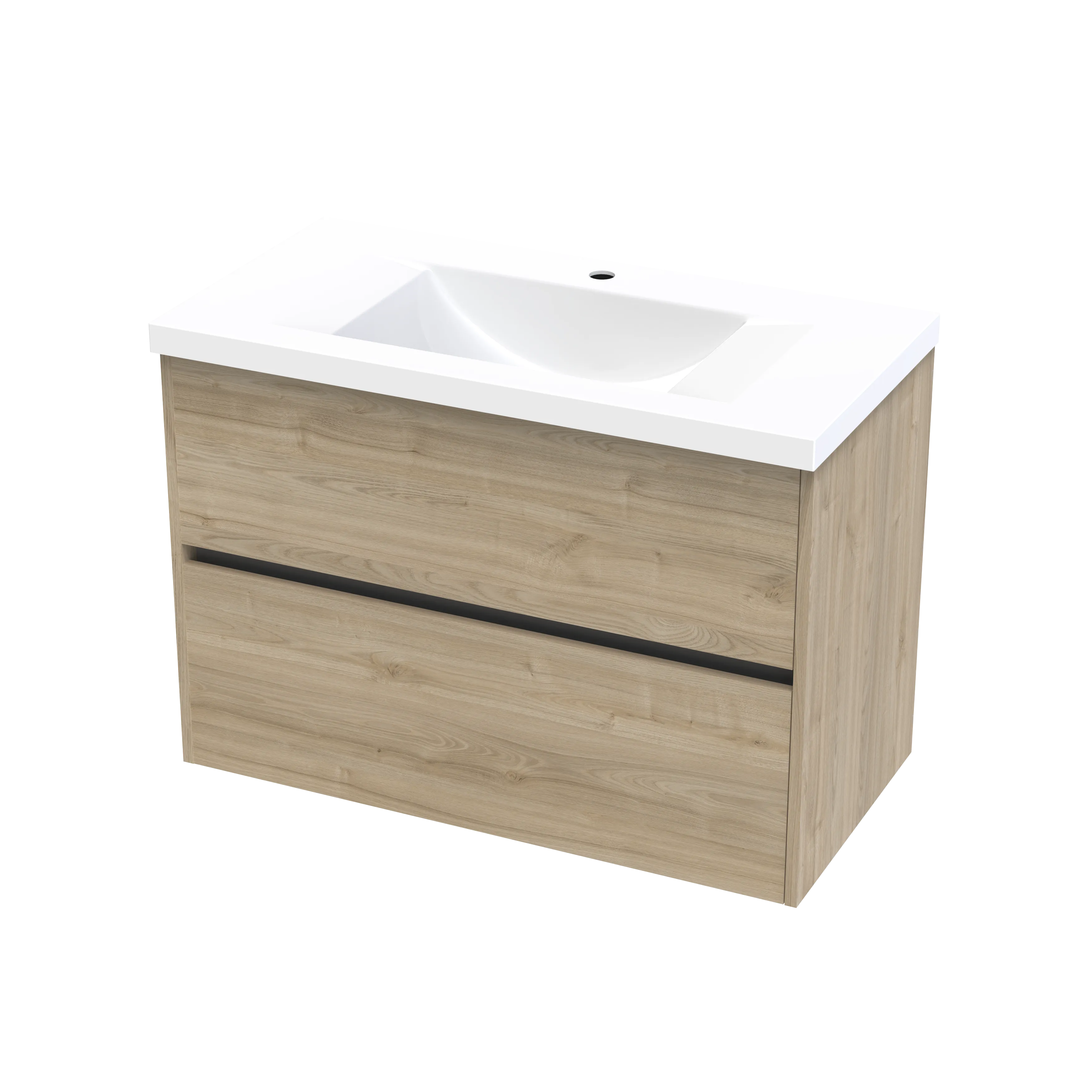 Wave Syrtari 900 2 Drawer Wall Vanity