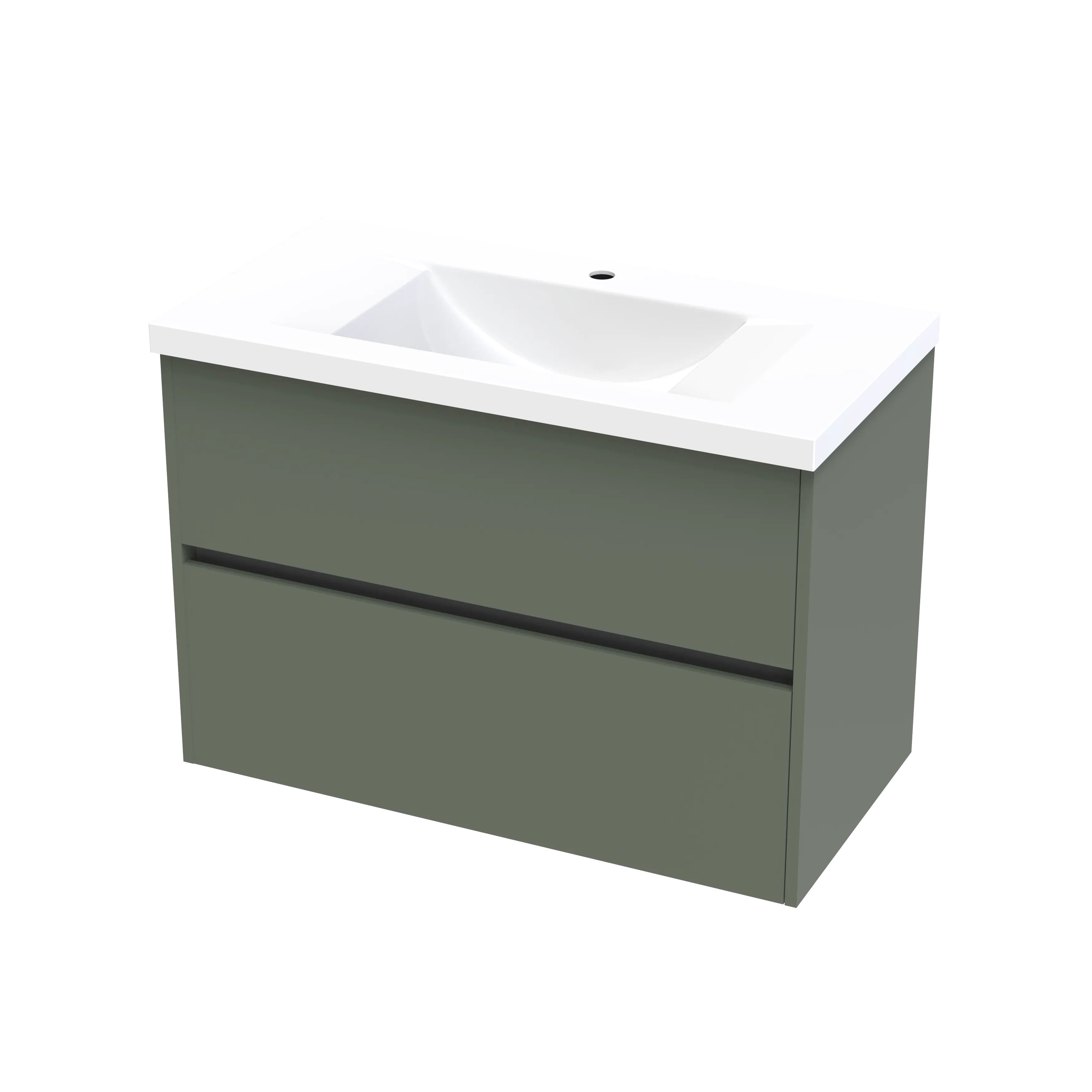 Wave Syrtari 900 2 Drawer Wall Vanity