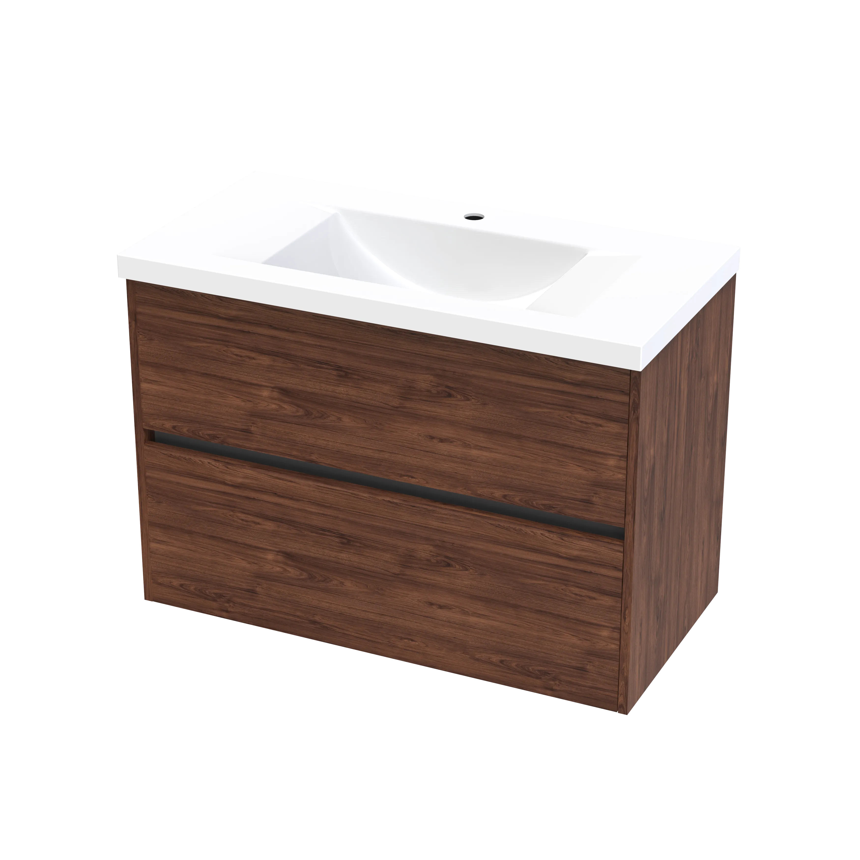 Wave Syrtari 900 2 Drawer Wall Vanity