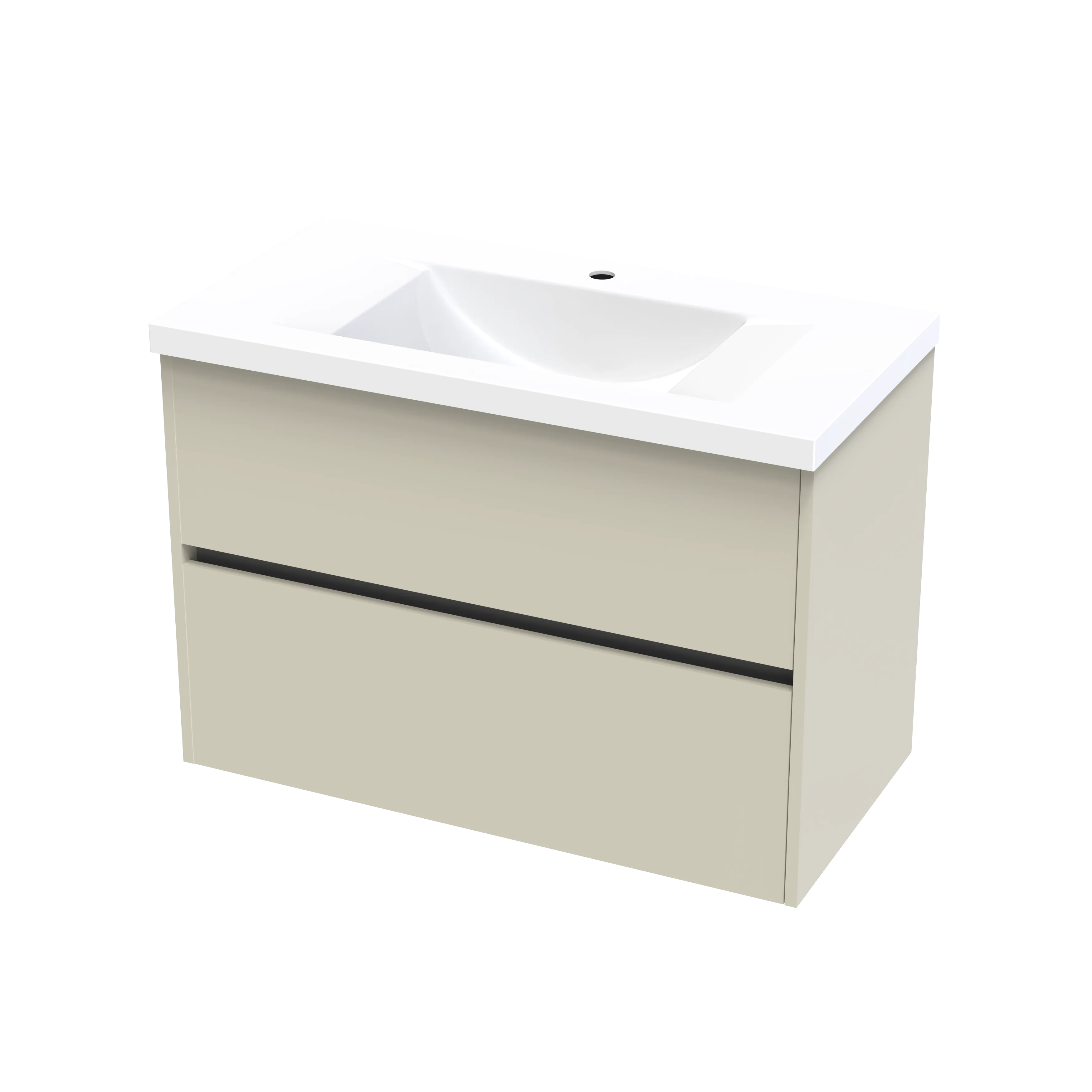 Wave Syrtari 900 2 Drawer Wall Vanity