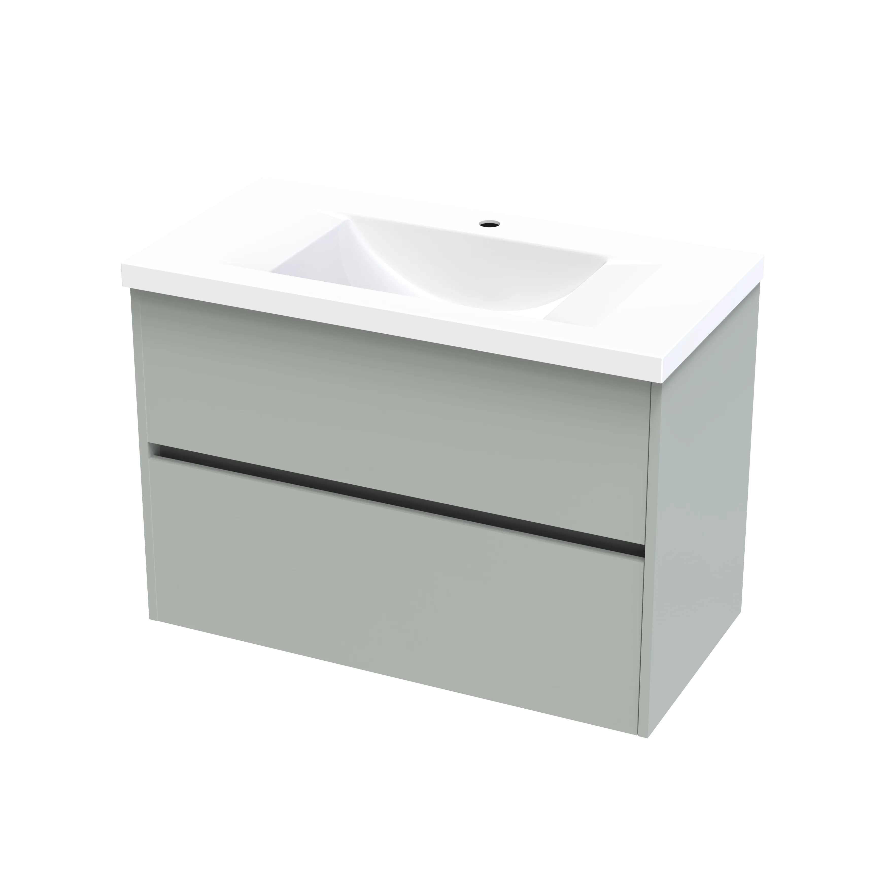 Wave Syrtari 900 2 Drawer Wall Vanity