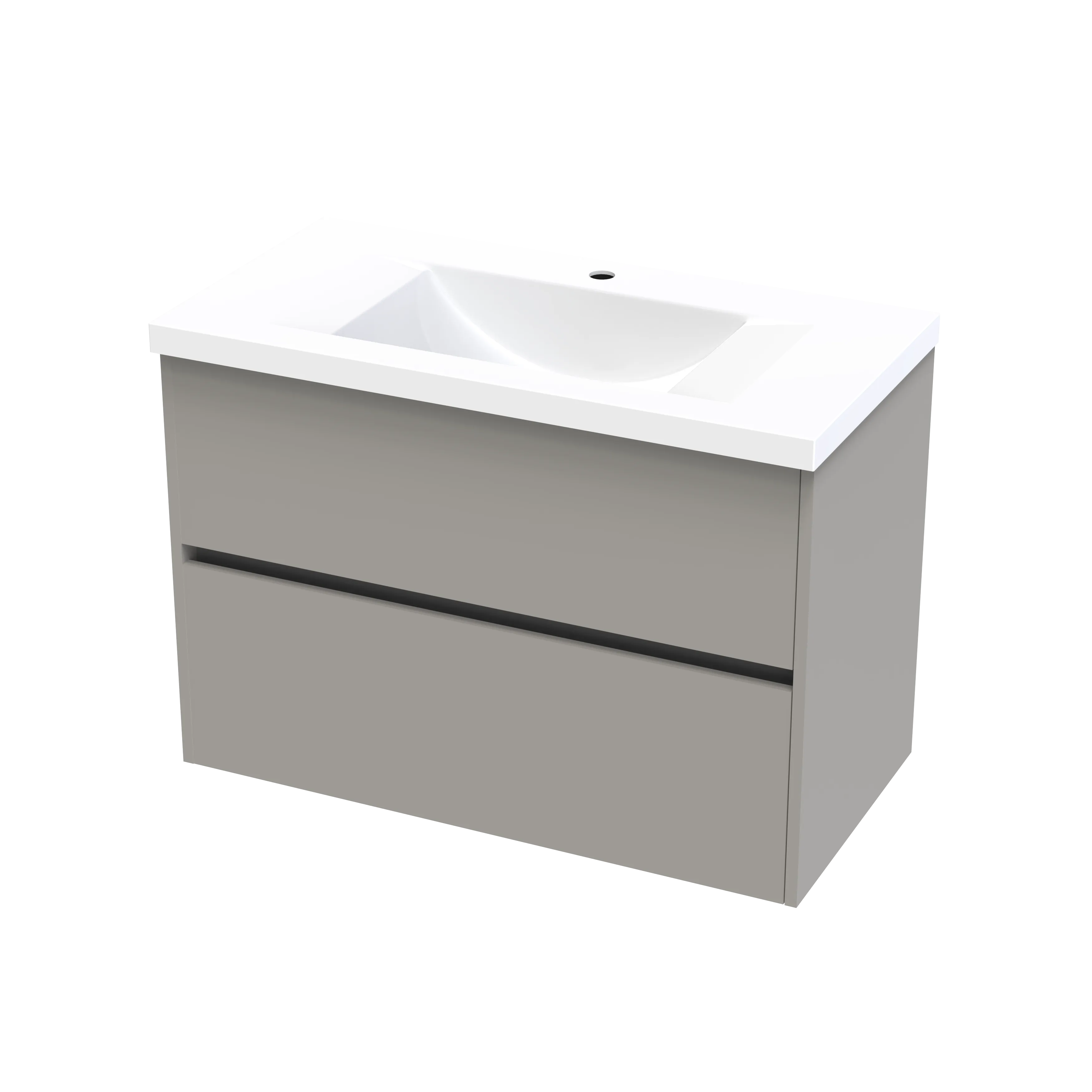 Wave Syrtari 900 2 Drawer Wall Vanity