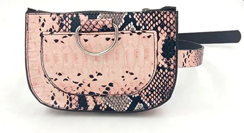 Women's Pu Leather Waist Belt Bag