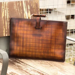 Xander Satchel Patina Bag