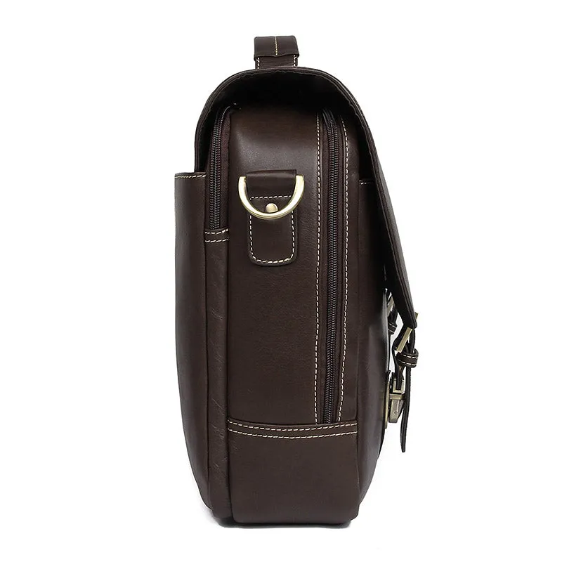 YAAGLE Men's Fashion Real Leather Business Briefcase Handbag YG7396Q